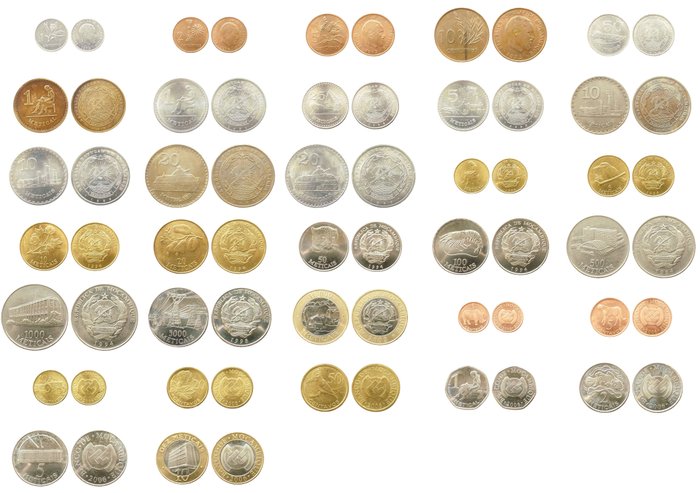 Mozambique. Various Denominations 1975/2006 (32 coins)  (Ingen mindstepris)