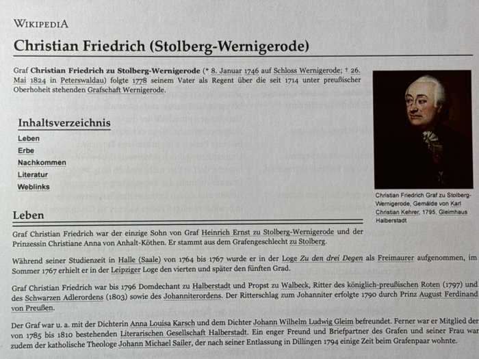 Regierende Deutsche Fürsten und Familienmitglieder des 18 Jahrhunderts - 7 Eigenhändig signierte Brieffragmente Stolberg Solms Hochberg Sachsen Castell - 1716