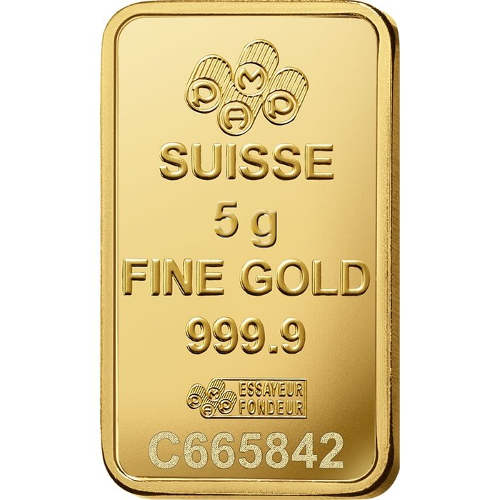 5 gram - Guld 999 - PAMP Suisse Lady Fortuna - Forseglet