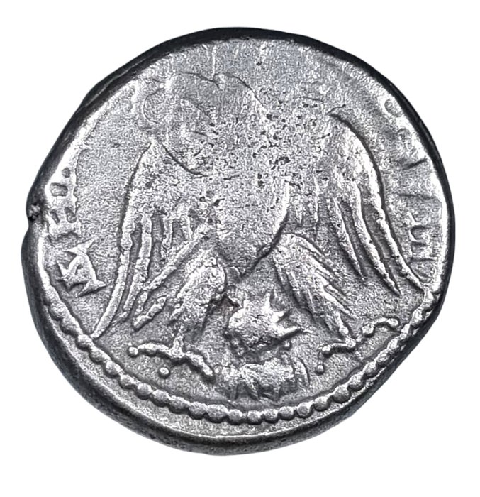 Romarriket. Macrinus (AD 217-218). Tetradrachm Emesa, Seleucis and Pieria. AD 217-218  (Ingen mindstepris)