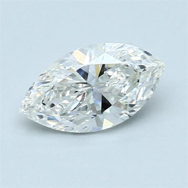 1 pcs Diamant  (Natur)  - 0.75 ct - Marquise - F - VS2 - Gemological Institute of America (GIA)