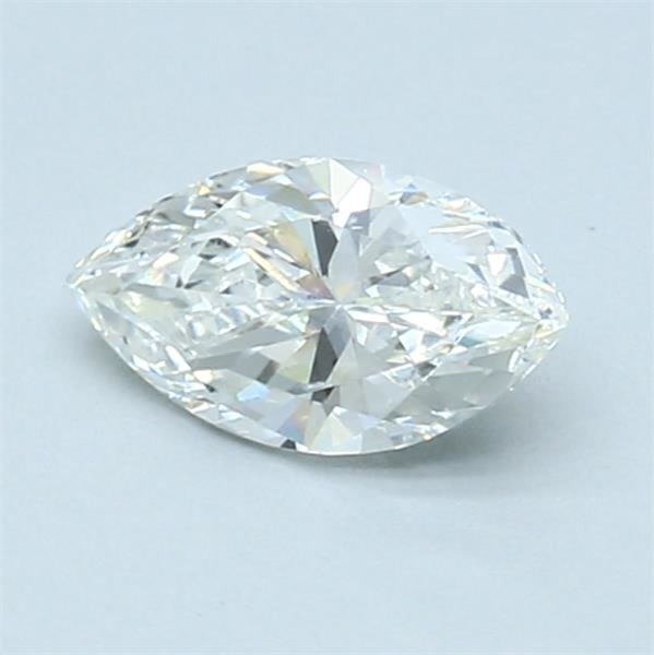 1 pcs Diamant  (Natur)  - 0.75 ct - Marquise - F - VS2 - Gemological Institute of America (GIA)