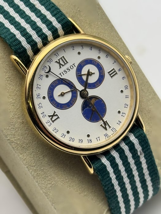 Tissot - Vintage C295 Triple Date Moonphase, Swiss Made - Ingen mindstepris - Mænd - 1990-1999