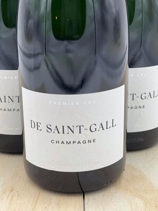 De Saint-Gall, Le Blanc de Blancs - Champagne 1er Cru - 6 Flasker (0,75 L)