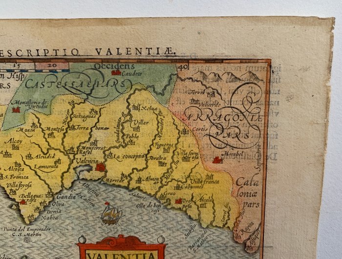 Spanien - Valencia; P. Bertius - Valentia - 1601-1620