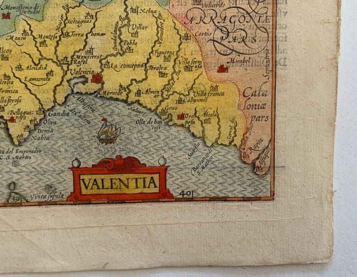 Spanien - Valencia; P. Bertius - Valentia - 1601-1620