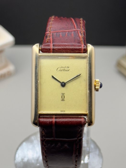 Cartier - *Tank must de Cartier Lemon Dial* - 6-106466 - Unisex - 1980-1989