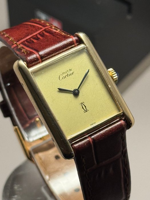 Cartier - *Tank must de Cartier Lemon Dial* - 6-106466 - Unisex - 1980-1989