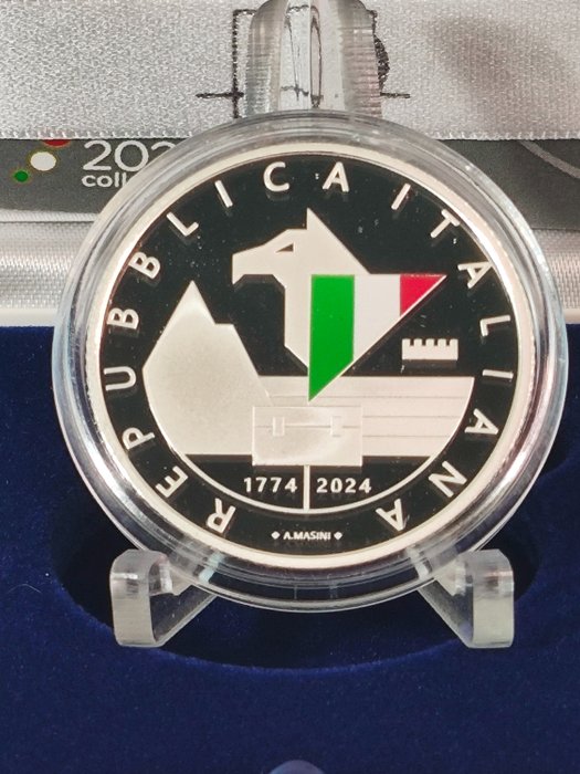 Italien. 5 Euro 2024 "Guardia di Finanza" Proof  (Ingen mindstepris)