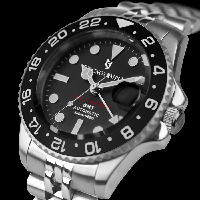 Tecnotempo - GMT "Dual Time Zone" - Automatic- 20ATM WR - Limited Edition - - Ingen mindstepris - TT.200GMT.NN - Mænd - 2011-nu