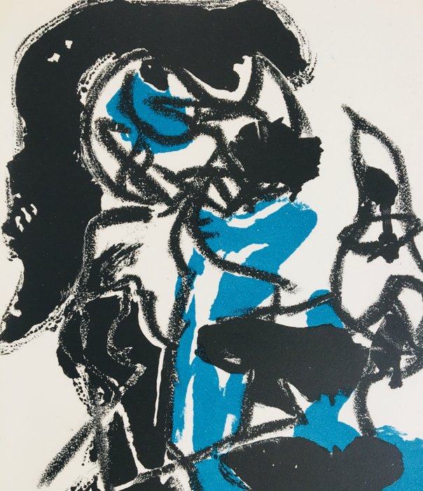 Karel Appel (1921-2006) - Sans-titre - Lithographie originale signée