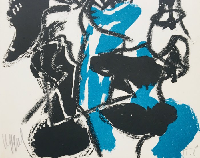 Karel Appel (1921-2006) - Sans-titre - Lithographie originale signée