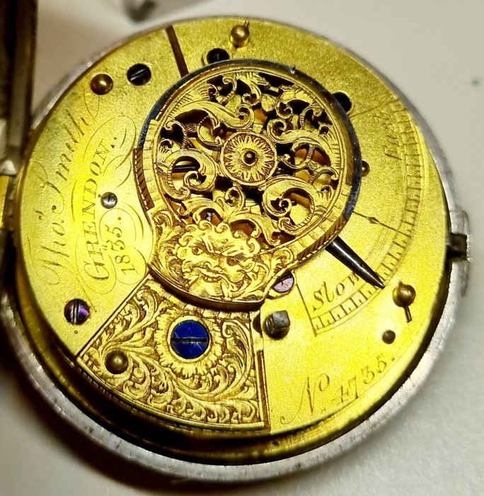 Tho.smith grendon 1835 - verge  fusee - 4735 - '800