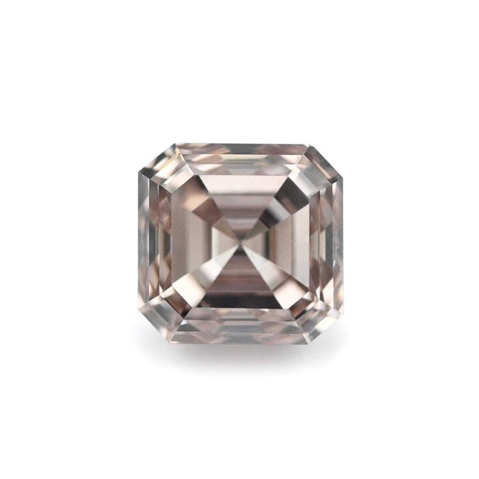 1 pcs Diamant  (Naturfarvet)  - 0.36 ct - Fancy Rosa Brun - VS1 - Gemological Institute of America (GIA)