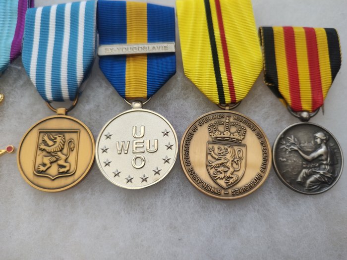 Belgien - Militærmedalje - Masser af belgiske medaljer