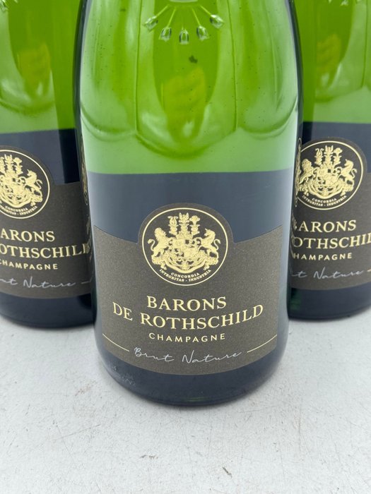 Barons de Rothschild, Brut Nature - Champagne Brut Nature - 3 Flasker (0,75 L)