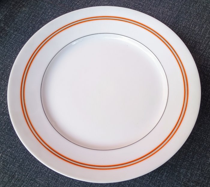 Richard Ginori - Bordservice (18) - Porcelæn - Orange kant