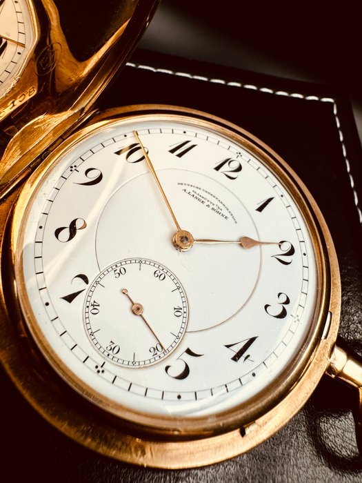 A. Lange  Söhne - Deutsche Uhrenfabrikation Glashütte I/SA 14K GOLD  Pocket Watch - 1901-1949