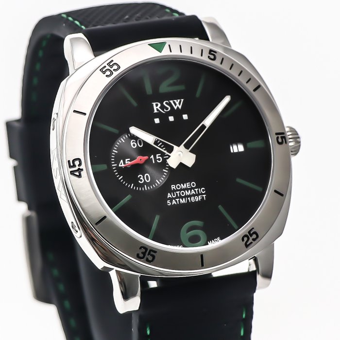 RSW - "ROMEO" - Automatic Swiss Watch - RSWA154-SX-12 - Ingen mindstepris - Mænd - 2011-nu