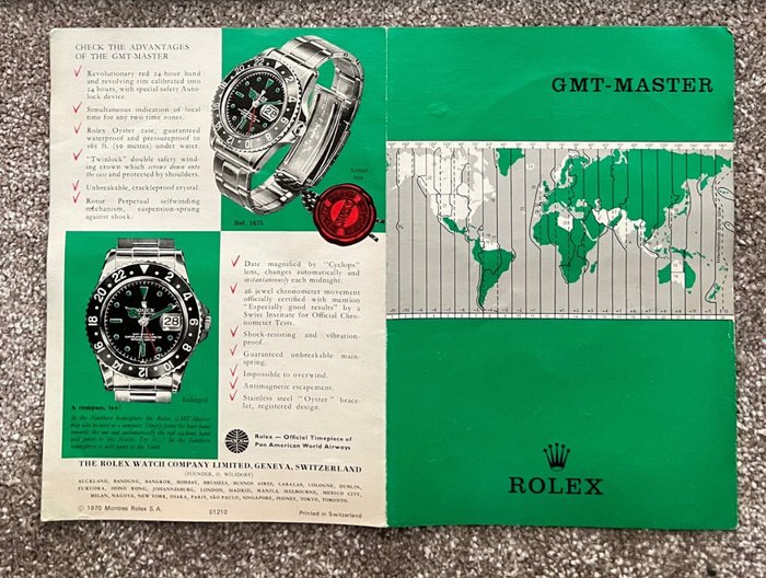 Rolex - GMT Master - Reference 1675 - English