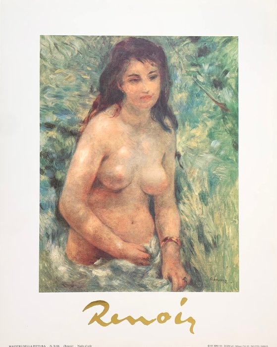 Pierre-Auguste Renoir (1841-1919) - Mädchen in der Sonne, 1876 - Artprint - 30 x 24 cm