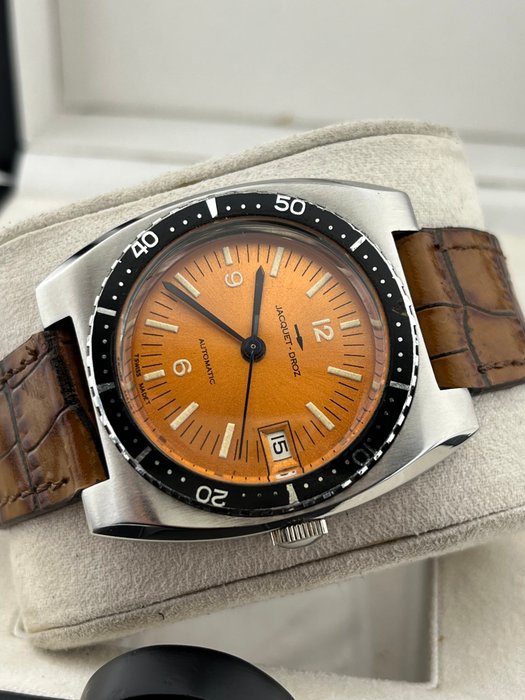 Jaquet-Droz - Automatic Dıver - Ingen mindstepris - Orange Dial - Mænd - 1970-1979