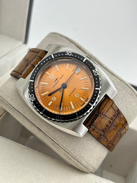 Jaquet-Droz - Automatic Dıver - Ingen mindstepris - Orange Dial - Mænd - 1970-1979