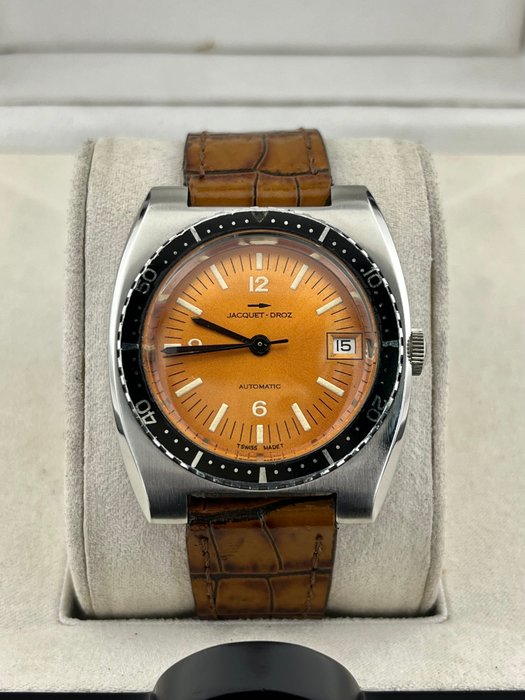 Jaquet-Droz - Automatic Dıver - Ingen mindstepris - Orange Dial - Mænd - 1970-1979