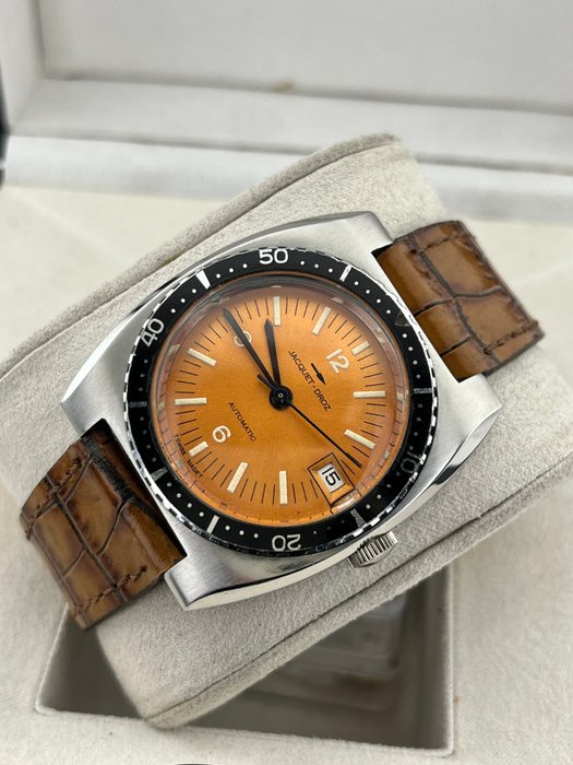 Jaquet-Droz - Automatic Dıver - Ingen mindstepris - Orange Dial - Mænd - 1970-1979