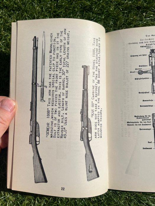 US Handbook of German Ordnance - Rifles, Mortars, Machine guns - Luger - Sniper Rifles - K98 - etc - 1941