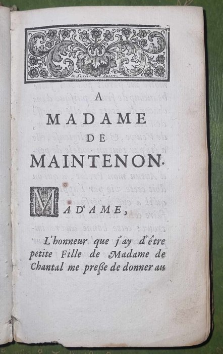 Sainte Jeanne-Françoise Frémiot de Chantal - La Vie en Abrégé de Madame de Chantal, Première Mère et Fondatrice de l'Ordre de la Visitation de - 1697