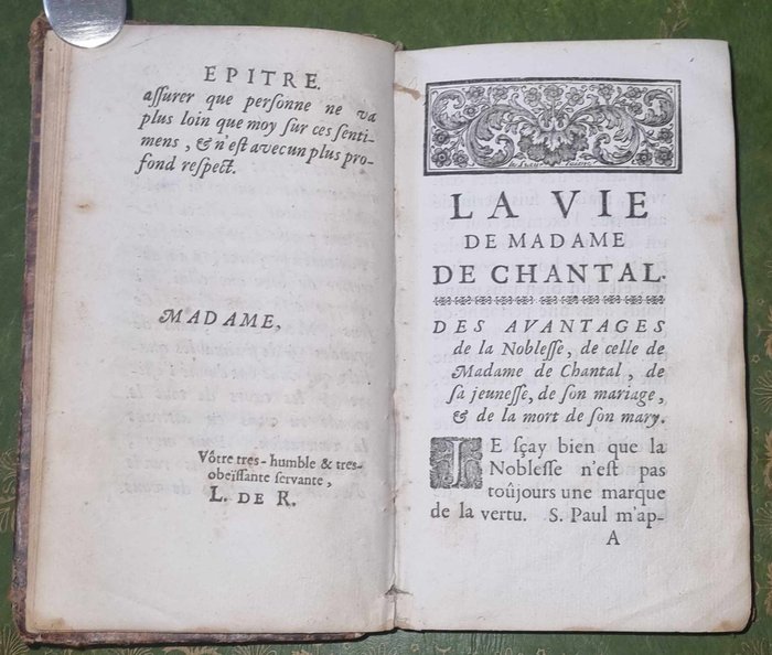 Sainte Jeanne-Françoise Frémiot de Chantal - La Vie en Abrégé de Madame de Chantal, Première Mère et Fondatrice de l'Ordre de la Visitation de - 1697