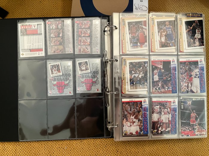 1993 to 1995 Fleer, Topps, Upper Deck 255 NBA cards incl. multiple Michael Jordan Michael Jordan - 1 Mixed collection - Næsten så god som ny (NM)