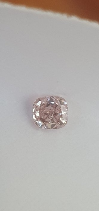 1 pcs Diamant  (Natur)  - 033 ct - Pude - SI1 - Gemological Institute of America (GIA) - Fancy Pink