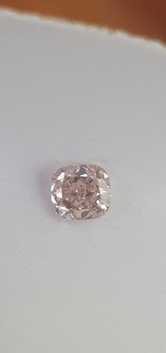 1 pcs Diamant  (Natur)  - 033 ct - Pude - SI1 - Gemological Institute of America (GIA) - Fancy Pink