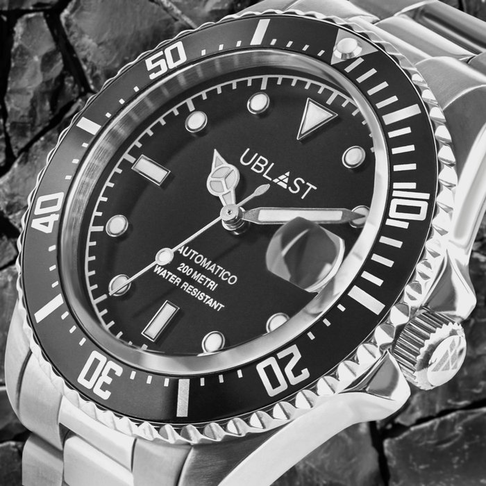 Ublast - Diver 20 ATM - UB2D4012BK - Mænd - Ny