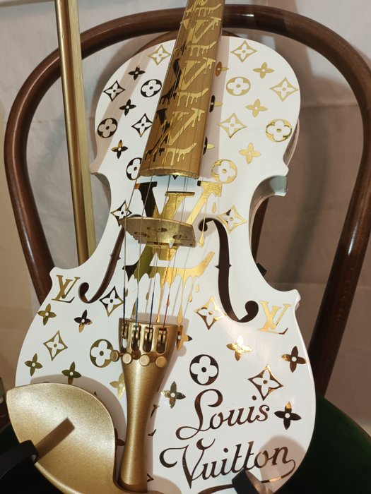 fppopart - Louis vuitton violon 4/4  (60cm) white édition