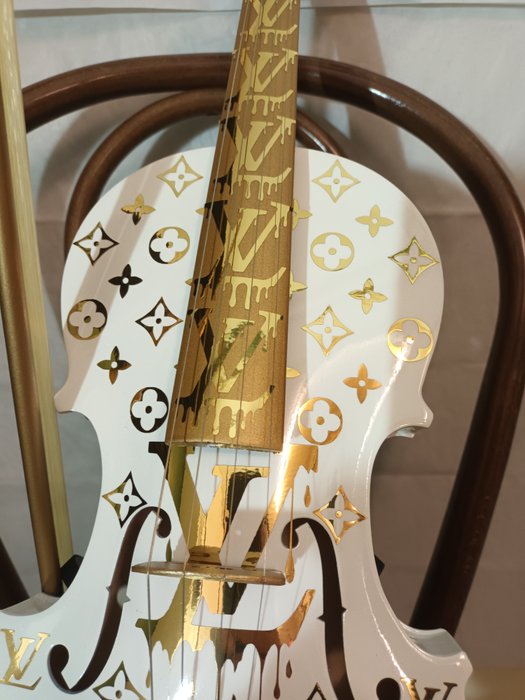 fppopart - Louis vuitton violon 4/4  (60cm) white édition