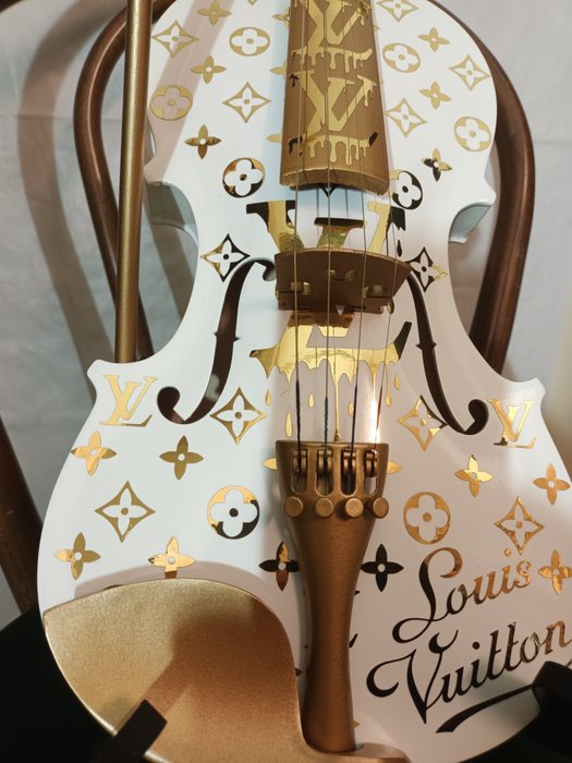 fppopart - Louis vuitton violon 4/4  (60cm) white édition