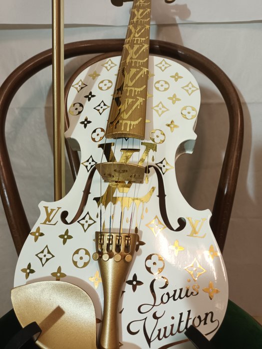 fppopart - Louis vuitton violon 4/4  (60cm) white édition