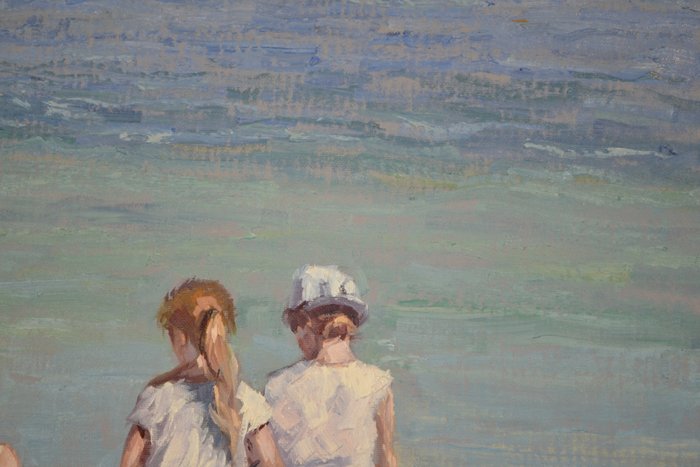 Chris van Dijk  (1952) Impressionist - " Côte d'Azur"