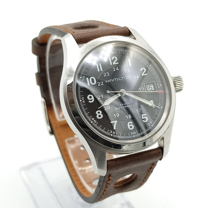 Hamilton - Khaki - Automatic - H704450 - Mænd - 2000-2010