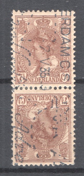 Holland 1924 - Genoptryk (Tête-bêche) og Udstillingsstempler - NVPH 61b en 136/138