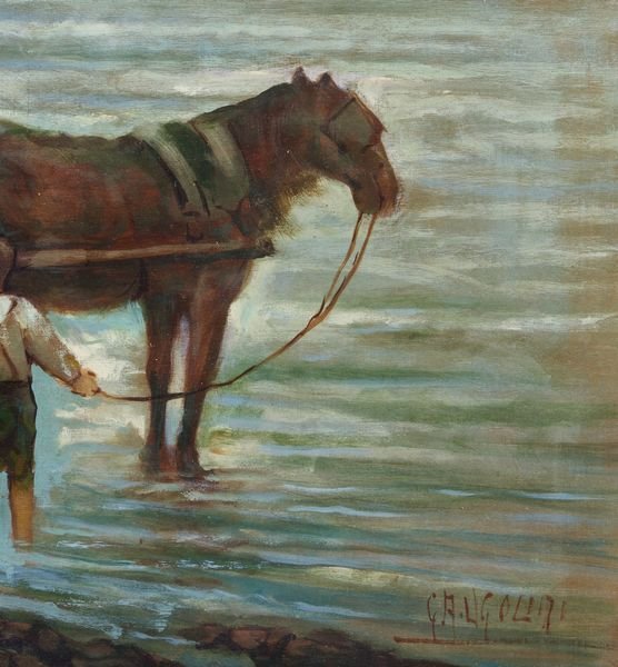 Gian Angelo Ugolini (1881-1962) - La pesca delle arselle