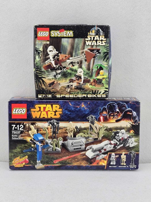 Lego - Star Wars - 7128 Speeder Bikes / 75037 Battle on Saleucami