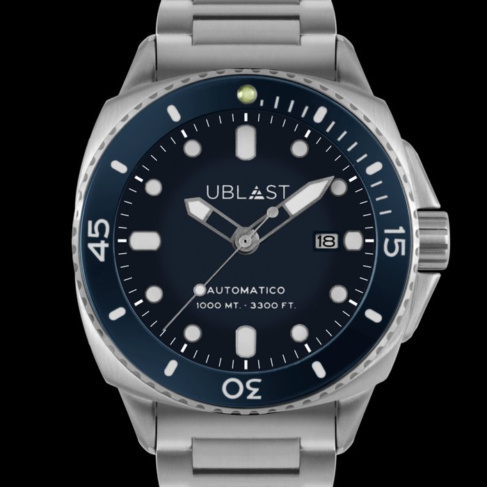 Ublast - SeaStrong All Steel - UBSS46SBU - Sub 100 ATM - Mænd - Ny