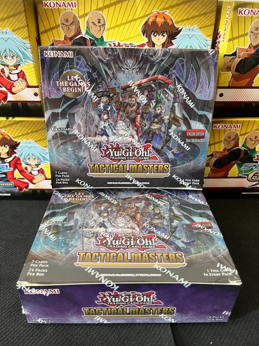 Konami - 2 Booster box - Tactical Masters Booster Display