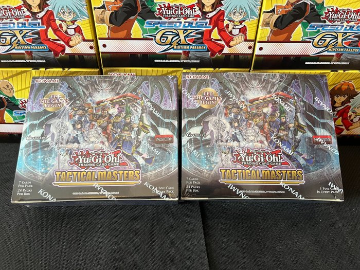 Konami - 2 Booster box - Tactical Masters Booster Display