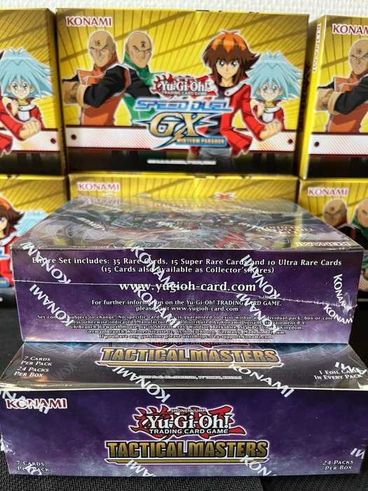 Konami - 2 Booster box - Tactical Masters Booster Display