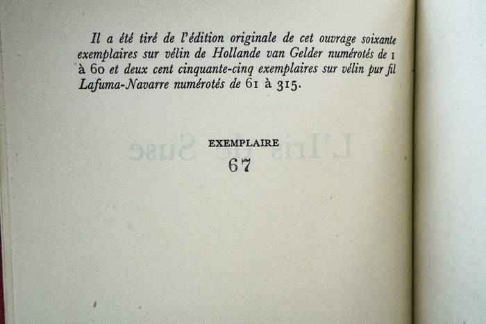 Jean Giono - L'Iris de Suse - 1970